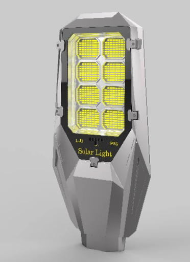 [6290132583326] Reflector solar con panel y control 400w con Soporte SQ-ZL-400W