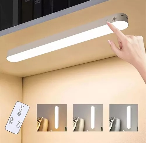 [504208 VEL-81027 VEL-83034] Lampara Led Magnetica Tactil Recargable 40 led (3 modos) 50cm