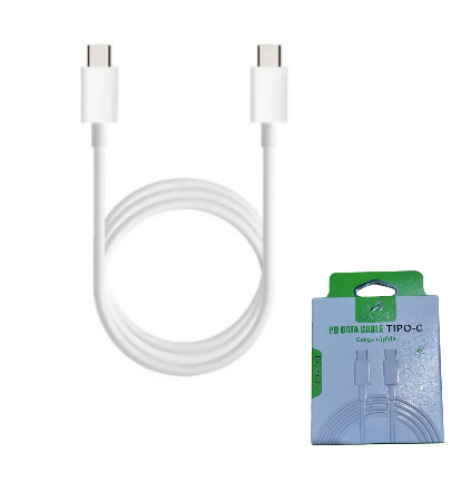 [7796350517123] Cable de Datos Tipo C a Tipo C 1m Royalcell RC-5015