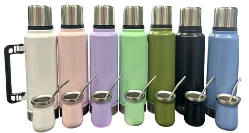[504684] Combo Termo + Mate (260ml) Classic 1.3L Verde Oscuro