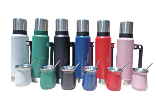 [504686] Combo Termo + Mate (260ml) Classic 1.3L Rosa