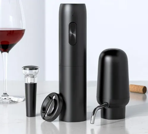 [OM-W02] Kit Abridor y Dispenser Recargable de Vino