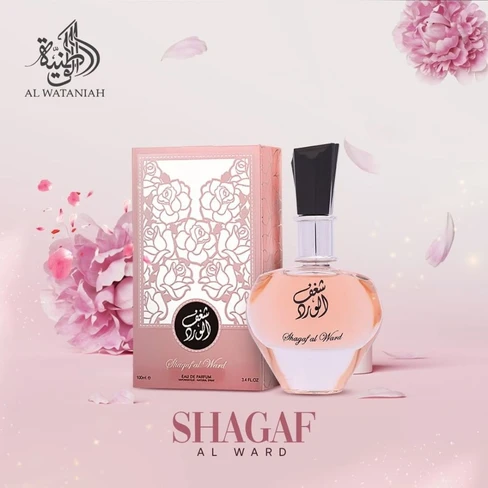 [504870] Perfume Al Wataniah Shagaf Al Ward 100ml (Caja con Detalle)