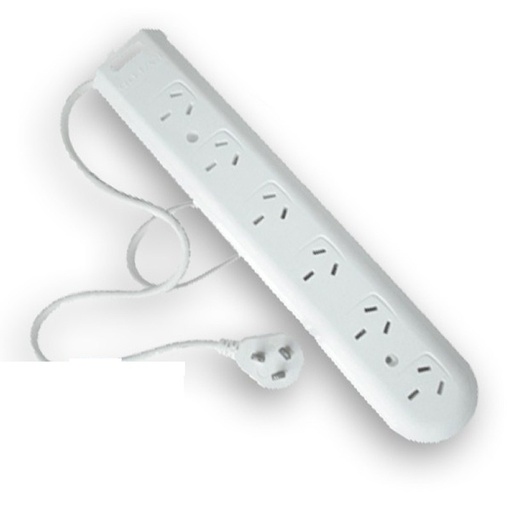 [1310] Zapatilla Toma Corriente con Interruptor Sicilia, 5 Tomas, 5Mts &