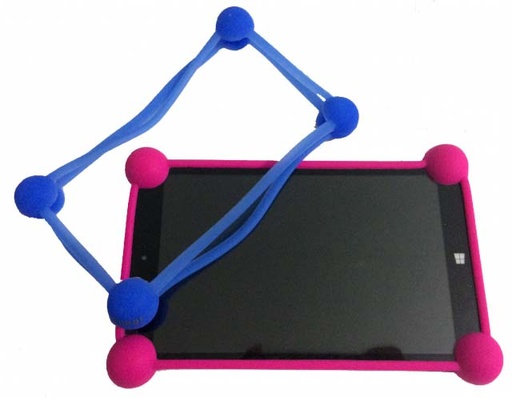 [3250] Funda Silicona Tablet 7" Pulgadas Bumper Anti Golpes