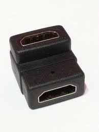 [500043] Adaptador HDMI hembra - hembra tipo L 90º