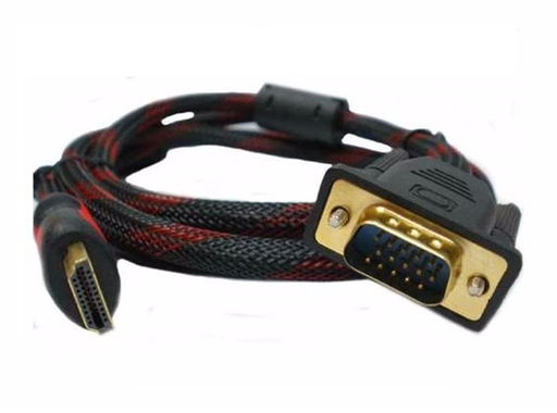 [504621] Cable HDMI a VGA Mallado 1,5m con filtro