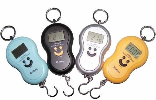 [500794 153116 588684 035491 410043] Balanza Digital Electronica Portatil 50kg Valijas Pesca