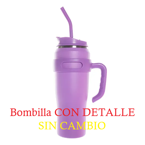 [504953] Vaso Quencher con Manija 1.2L (Lila) (Bombilla CON DETALLE)