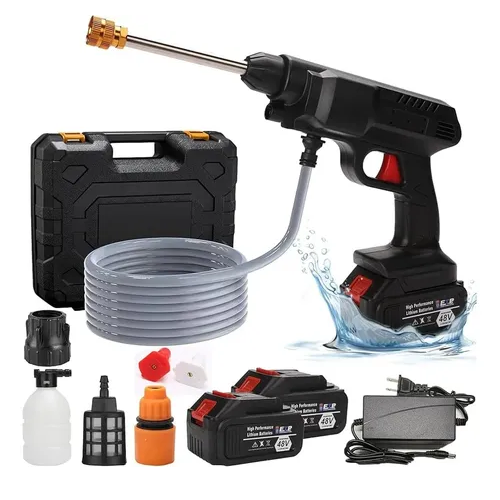 [504891 041510 351166] Mini Hidrolavadora Inalambrica 2 Baterias 240w 48v
