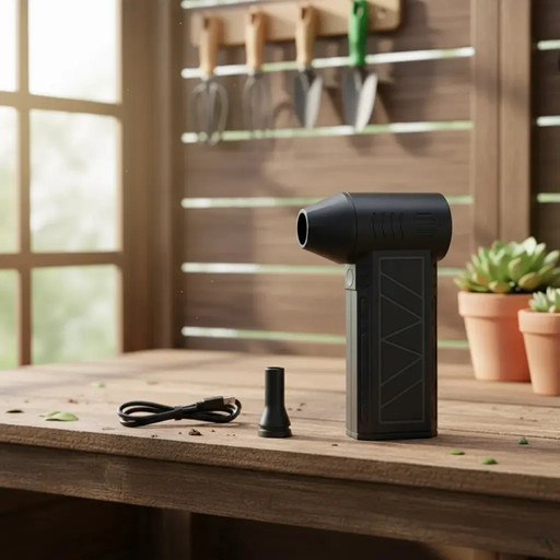 [504886 373950] Mini Soplador de Polvo Recargable 3 velocidades con Luz Z0Y7400