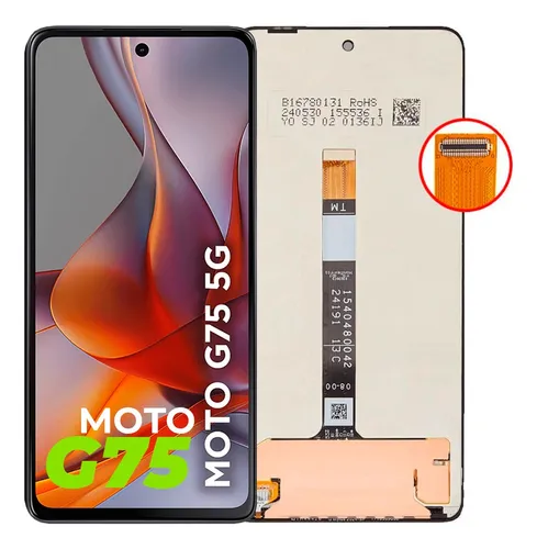 [504997] Modulo Motorola Moto G75 negro (ORIG)