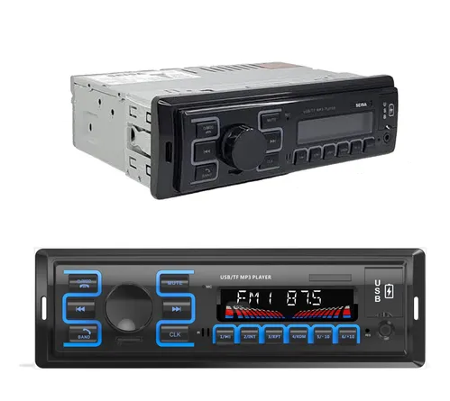 [6290132571262] Stereo con Frente Desmontable Bluetooth Usb Micro Sd Aux FM Seisa QM-2210