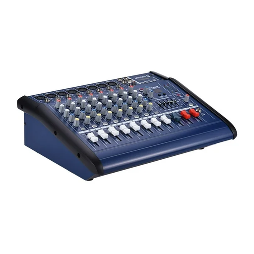 [6290132592274] Mezclador de Audio Compacto Consola Musical Usb de 8 Canales 3 en 1 con Amplificador y Microfonos YX-X9856