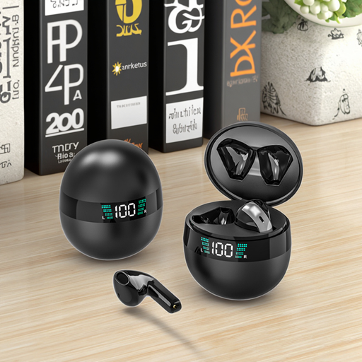 [0723540564794] Auricular Bluetooth V5.5 Doble con Base Cargadora JK-611