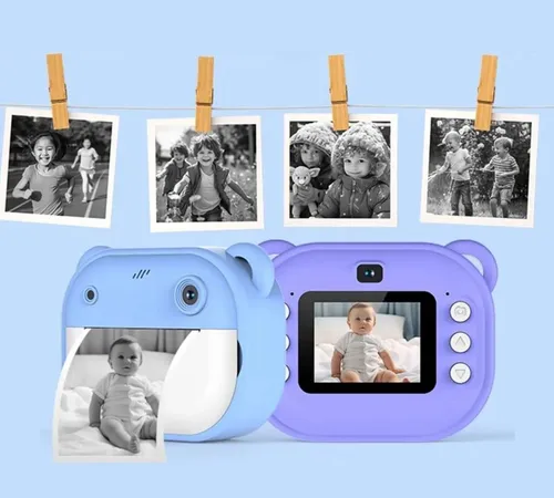 [JK-766] Mini Camara Infantil Impresora Termica Instantanea JK-766 (10x8x4cm)