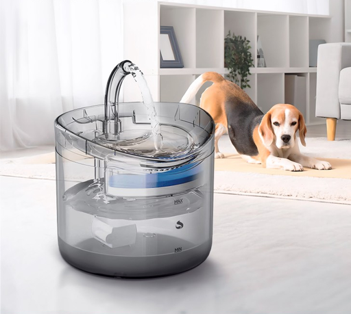 [0736372876676] Dispenser Acrilico de Agua Automatico para Mascotas 1.8L