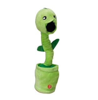 [502498] Juguete De Planta Verde Luminoso Baila Canta Y Repite Voz Tik Tok