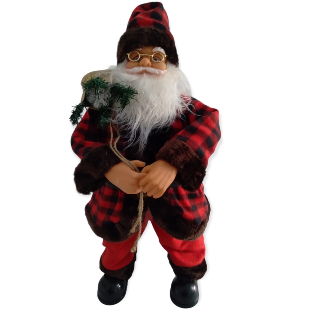 [410715] MUÑECO PAPA NOEL 60CM CON MUSICA Y MOVIMIENTO A PILAS (XM-099/XM-100/XM-101) -6920210501019-