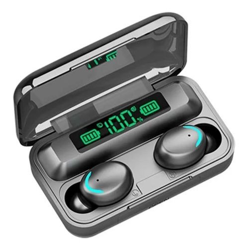 [502631] Auricular Bluetooth 5.1 Doble TWS F9-5 con Base Cargadora