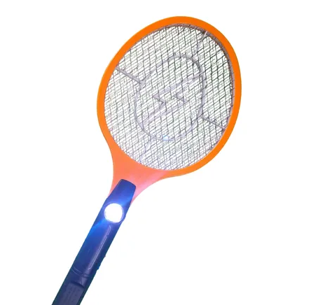 [6000051718057] Raqueta Mata Mosquitos Recargable Usb con Linterna