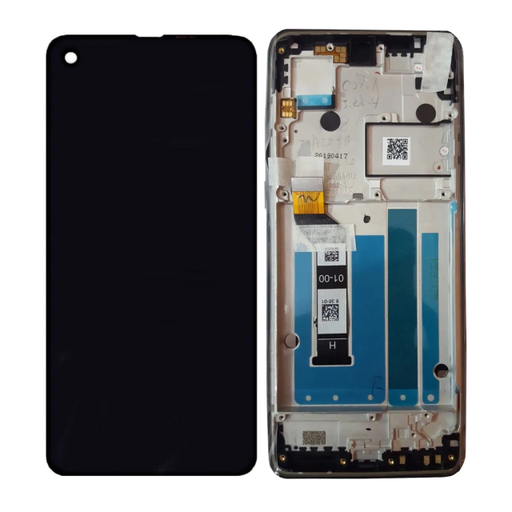 [505120] Modulo Motorola Moto One Vision con marco negro (ORIG)