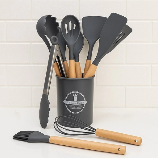 [7171210030866] Set Utensilios de Cocina Silicona 12pcs