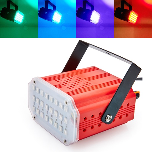 [6290132554302] Mini Flash 36 led RGB EP-36