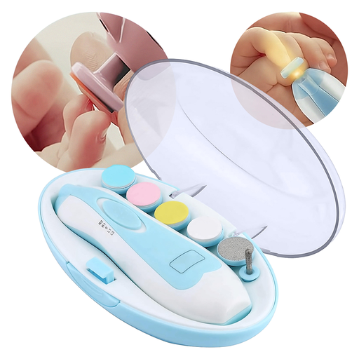 [7171210028436] Set de Limas Portatil para Uñas de Bebes a Pila (AA x2 no incluidas) 6pcs