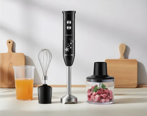 [6932225030811] Set 4 en 1 Mini Pimer 800w 2 velocidades SK-02012