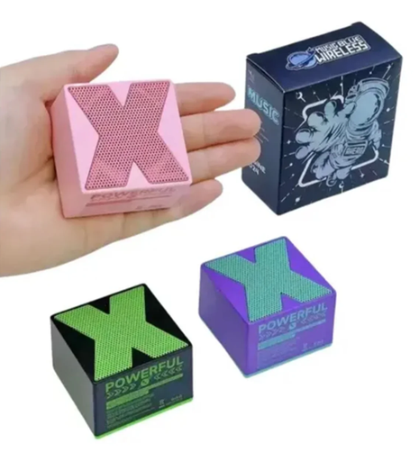 [8859763200873] Mini Parlante Portatil Bluetooth X1 (5x5x3,5cm)