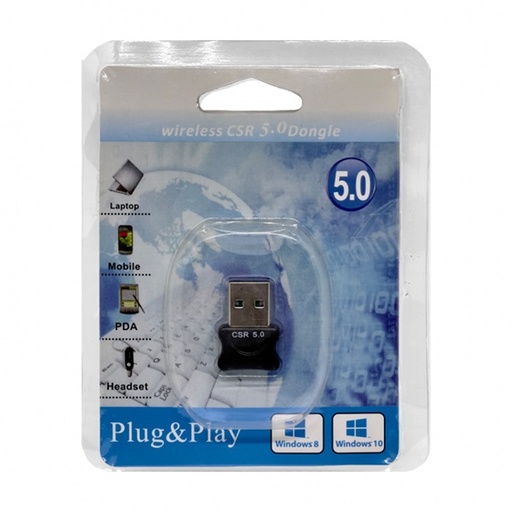 [7890205007019 CM701] Adaptador Receptor USB Bluetooth 5.0 PC