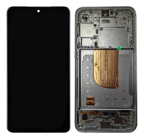 [505198] Modulo Samsung S23 FE 5G con marco negro (ORIG Gold Edition)