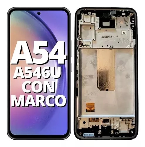[505219] Modulo Samsung A54 5G con marco negro (ORIG Premium)