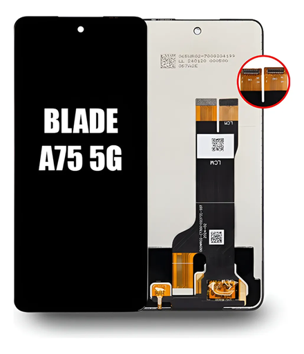 [505231] Modulo ZTE Blade A75 5G negro (ORIG)