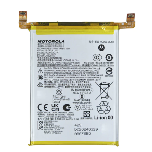 [718293138767] Bateria Motorola Edge 50 Fusion 5G QC50 Original (SERVICE PACK)
