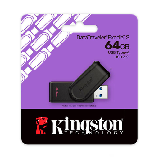 [740617348651] Pendrive 64gb Kingston DataTraveler Exodia S 3.2