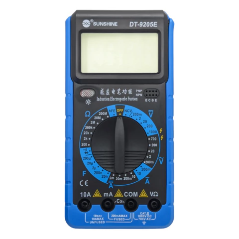[6971806512384] Tester Multimetro Digital Sunshine DT-9205E