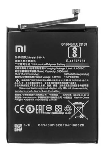 [B1378 718293133487] Bateria Xiaomi Note 7 / Note 7 Pro BN4A Original (SERVICE PACK)