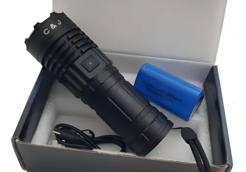 [6958974463151] Linterna Tactica con Zoom y Power Bank LN706 (5 modos)