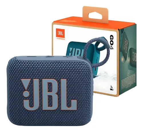 [1200130009396] Parlante Portatil Bluetooth JBL GO4 Azul (ORIGINAL)
