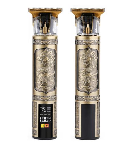 [505337] Corta Pelo Trimmer Afeitadora Inalambrica Recargable Usb con Display LPE004A (dragon)