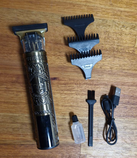 [505338] Corta Pelo Trimmer Afeitadora Inalambrica Recargable Usb con Display LPE004A (barber)