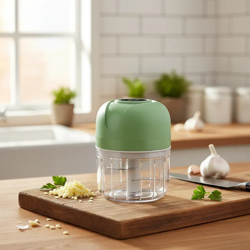 [595367 7170972997592] Mini Procesadora Cortadora de Vegetales Recargable 250ml KS-J3