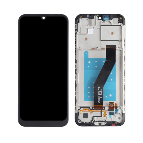[505408] Modulo Motorola E6i con marco negro (ORIG)