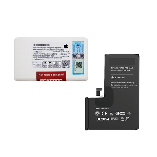 [B1387] Bateria Iphone 15 Pro Original Foxconn White