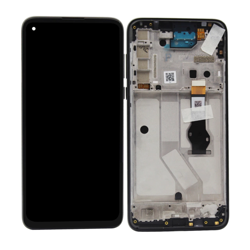 [505402] Modulo Motorola Moto G8 Power con marco negro (ORIG)