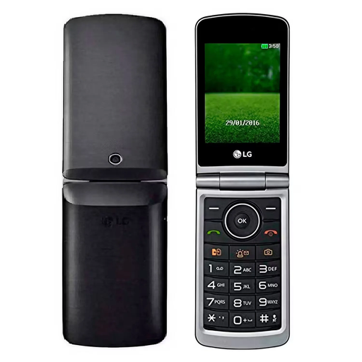 [505409] Celular con Tapita LG G360 Dual Sim 3" (Negro)
