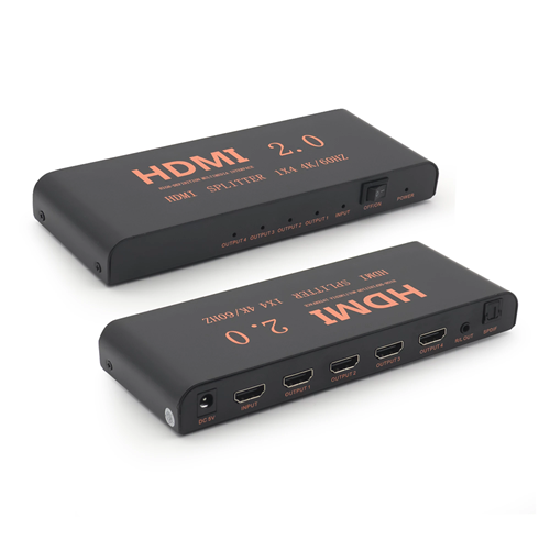 [6290132570708] Splitter HDMI 1x4 1080P compatible 3D 4K x 2K SM-F7847