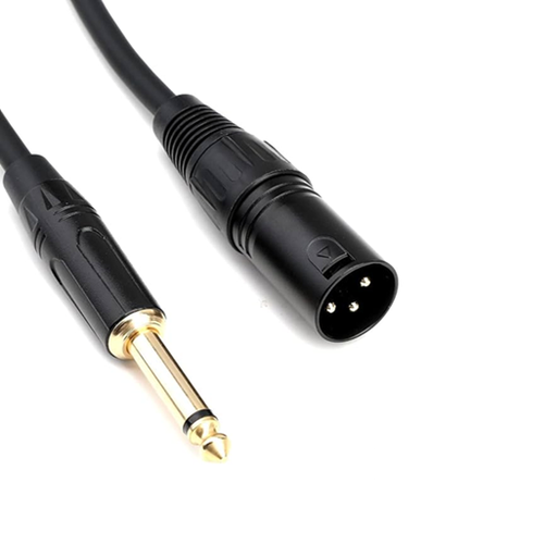 [CB184A] Cable Canon Macho a Plug Mono 6.35 3m CB184A